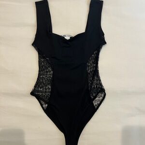 Zara Black Lace Bodysuit